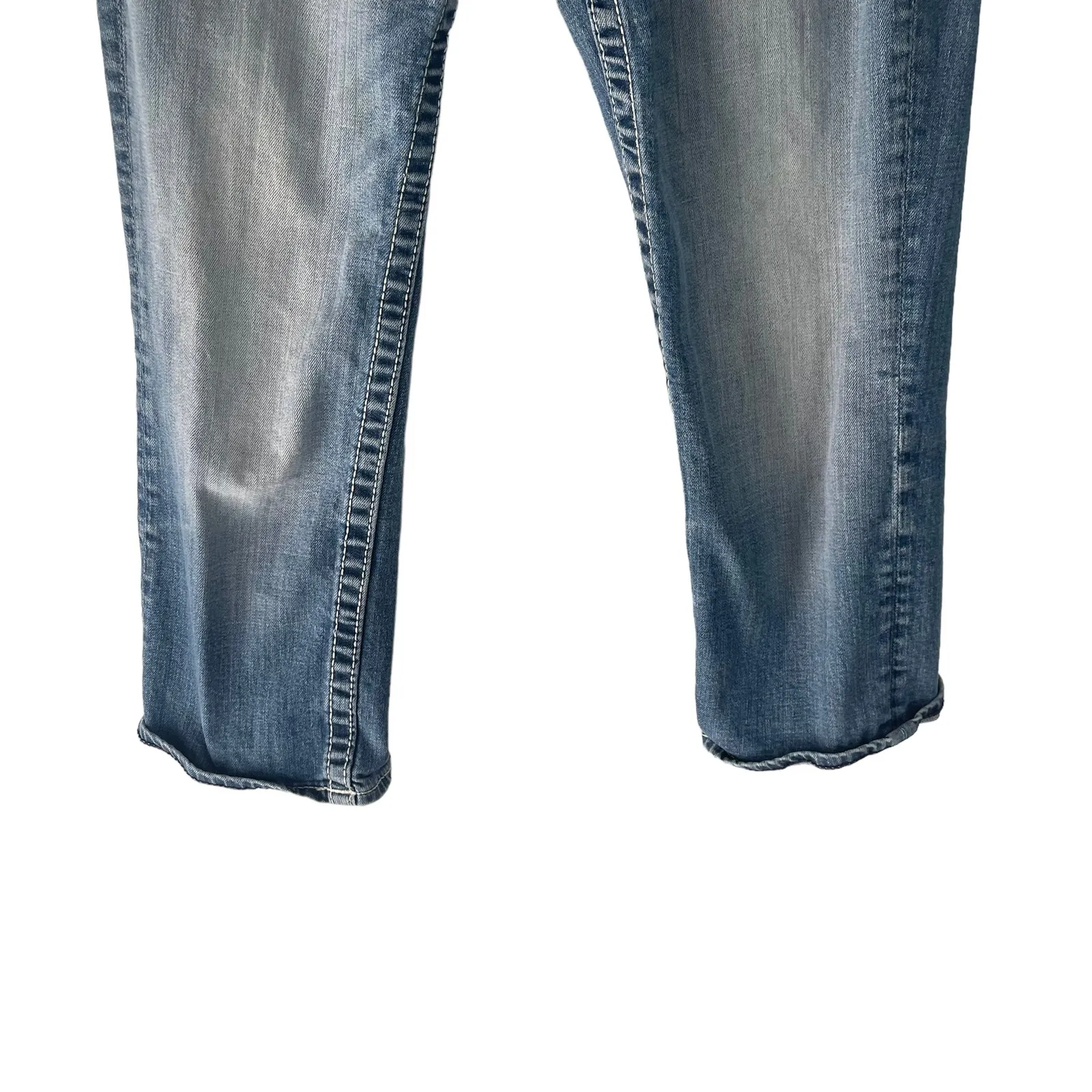 Vigoss Women's Size 26 Juniors 1 The Chelsea Western Rodeo Capri‎ Jeans - Image 4