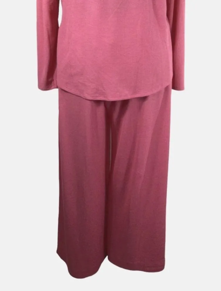 Athleta Wind Down Sleep Waffle Knit Pajama Set in Pink Plus Size Nwot - Image 12