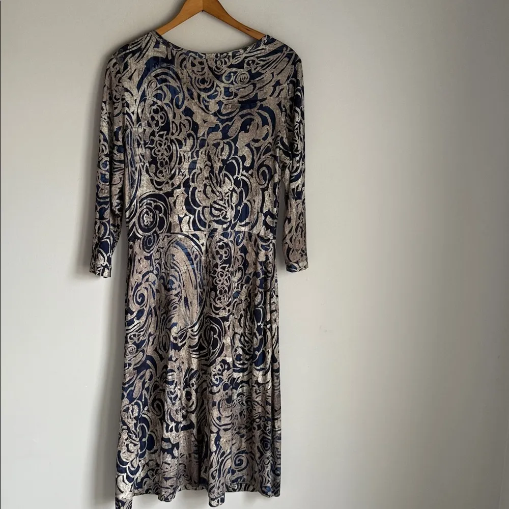 Peruvian Connection paisley printed Amelia Dress Medium - Image 7