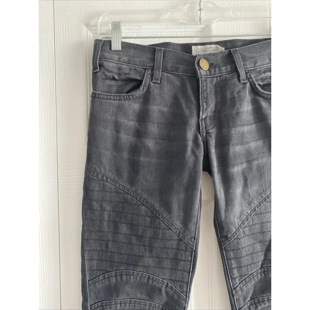 Current‎ Elliott Women's Nightwash The Moto Skinny Size 24 - Image 2