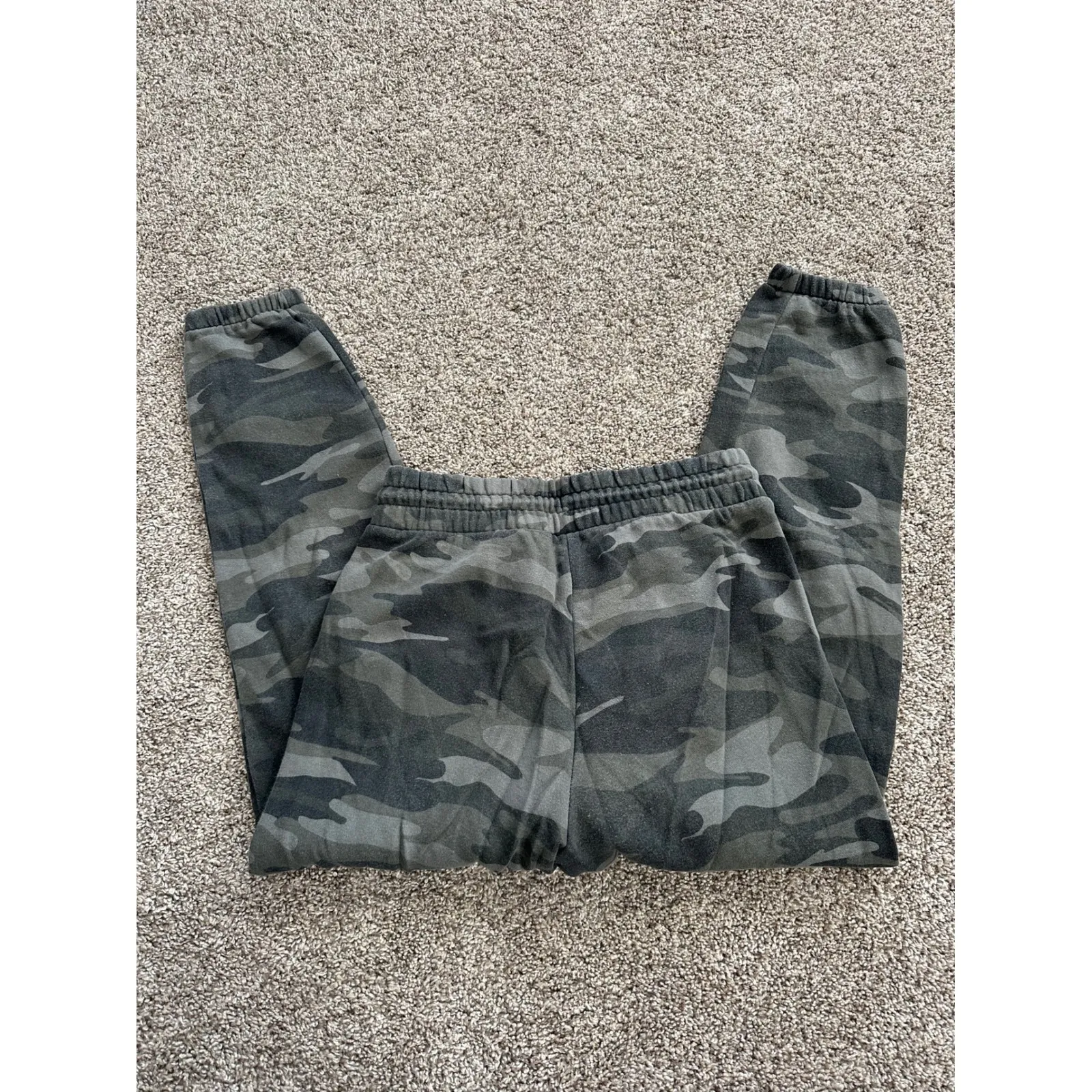 Wild Fable Camouflage Joggers Women's‎ Small Green Camo Drawstring Sweatpants - Image 4