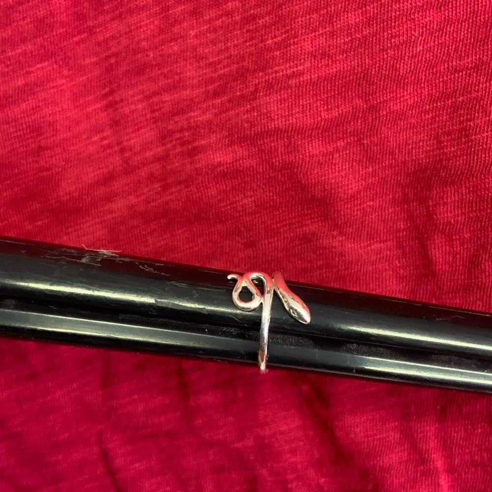 Sterling Silver 925 Infinity Snake Ring - Image 4