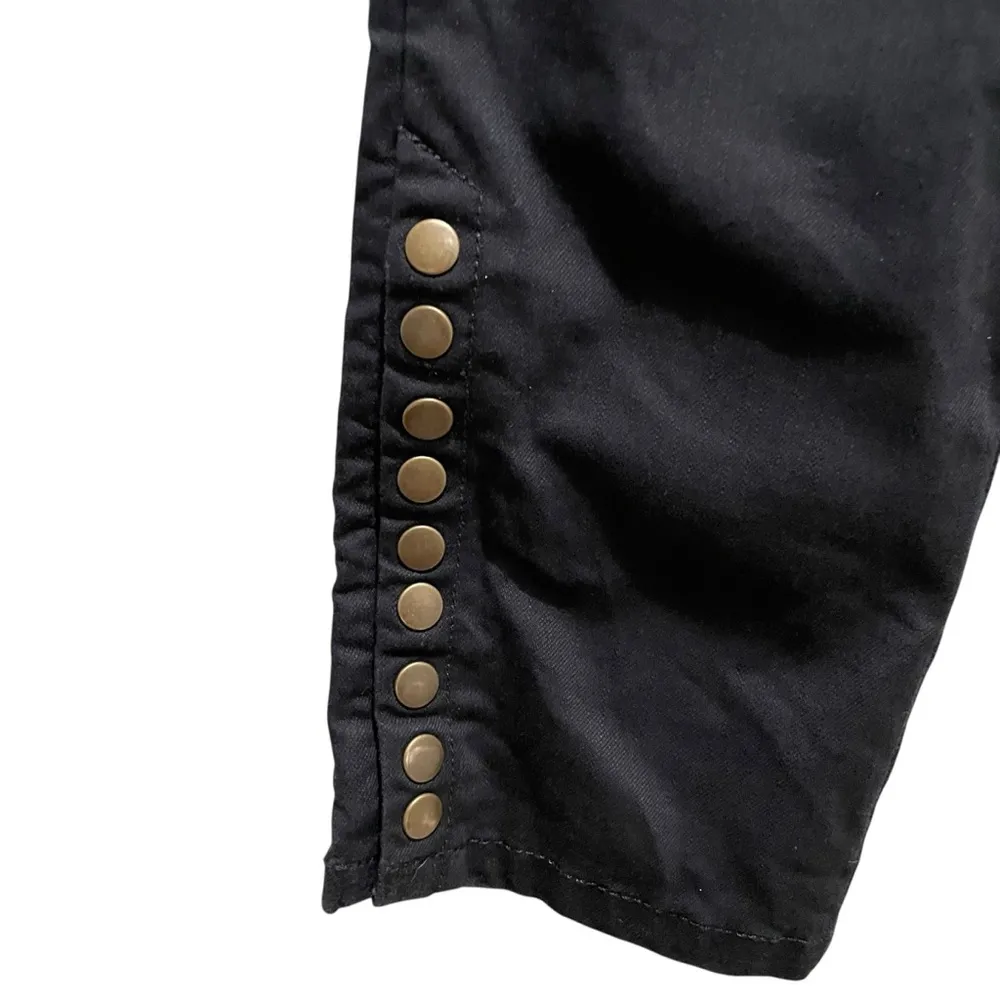 Soft Surroundings Denim Pull On Leggings Black Size Medium - Image 3