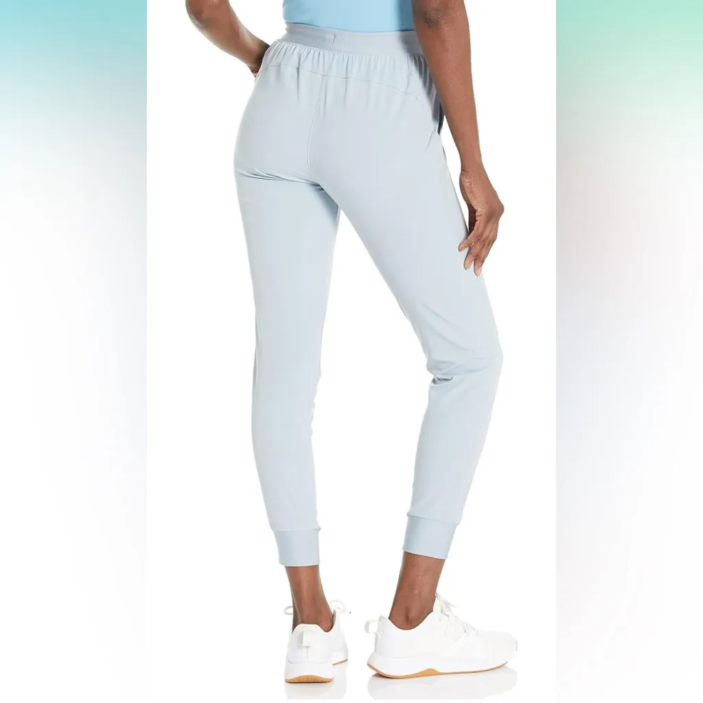 Under Armour NEW Women's Sport‎ Woven Pants Joggers Blue/Silver Size XL - Image 2