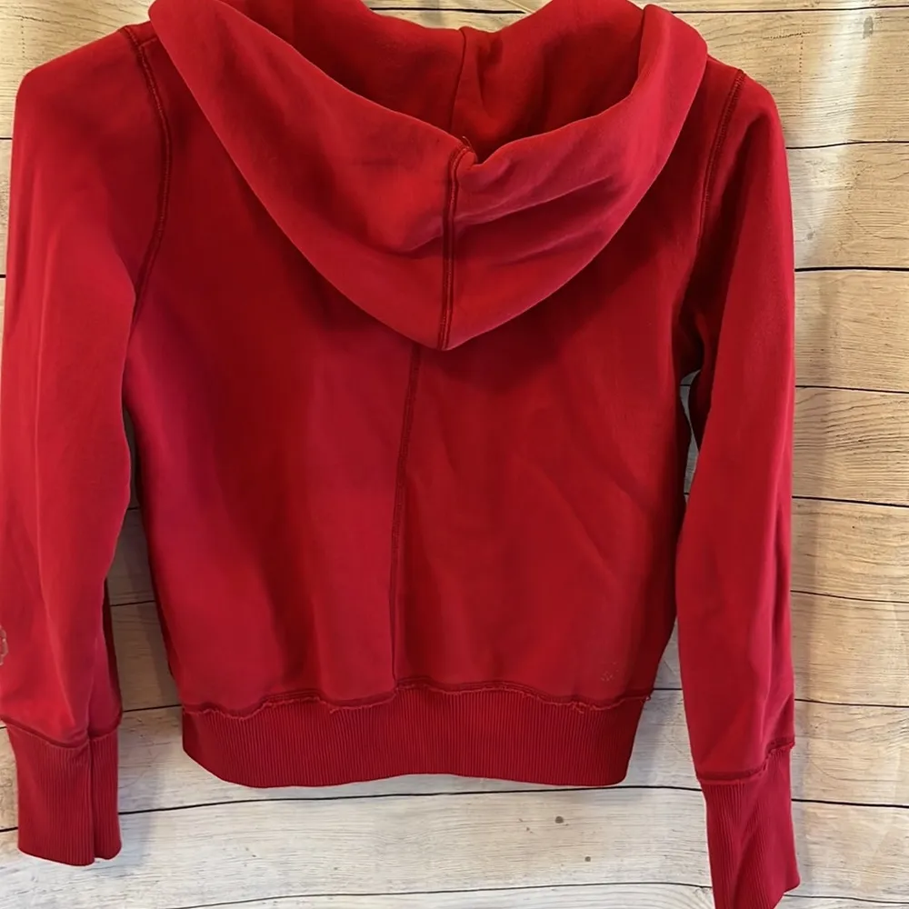 Vintage American Eagle Quarter Zip Hoodie M - Image 5