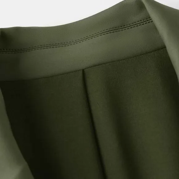 Cupshe x JoJo Olive Green Longline Blazer - Image 3