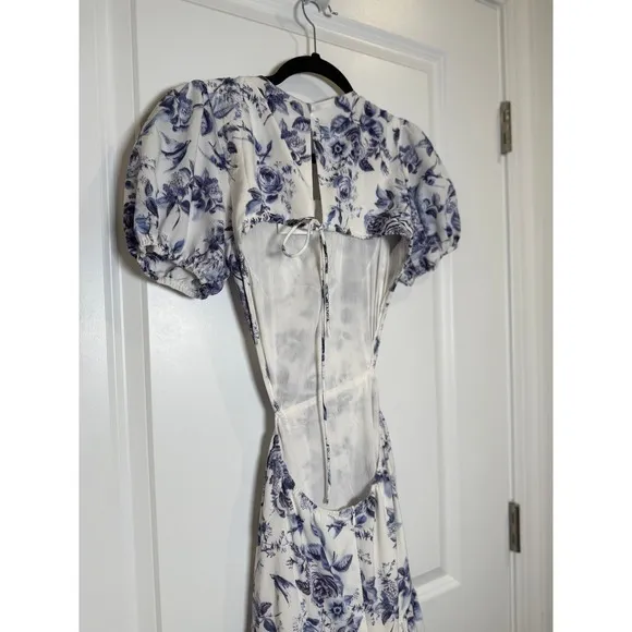 NWT Fortunate One Konosi Maxi‎ Dress – Blue Print – AU 6 - Image 7