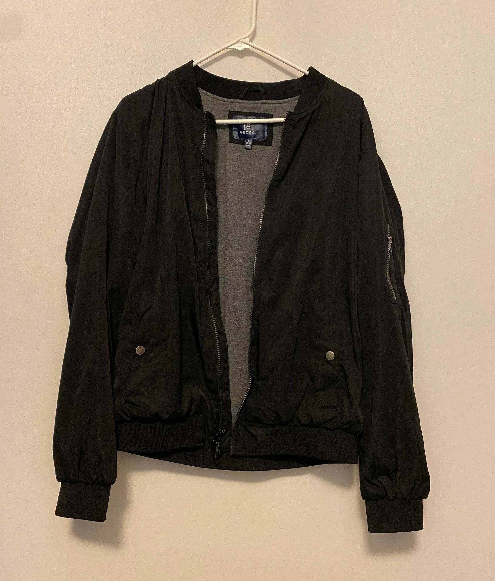 George Black Bomber Jacket - Image 2