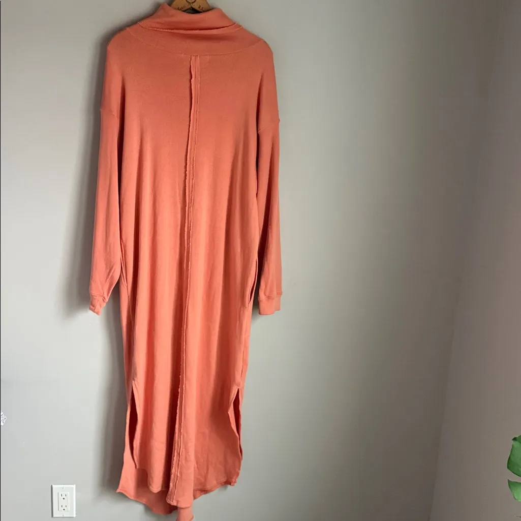 Free People Beach Georgie Oversized Knit Sweater Maxi Dress Small - Image 3