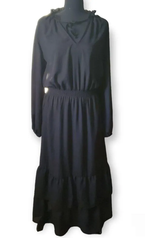 Show Me Your Mumu Cait midi black SMALL sheer dress. - Image 2