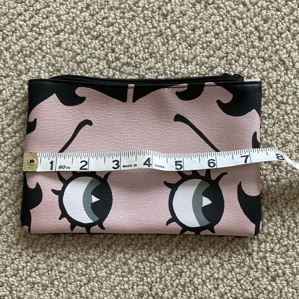BettyBoop x ipsy Cosmetic Case Character Black Pink Bag 7.5” by 5” Like New - Image 5