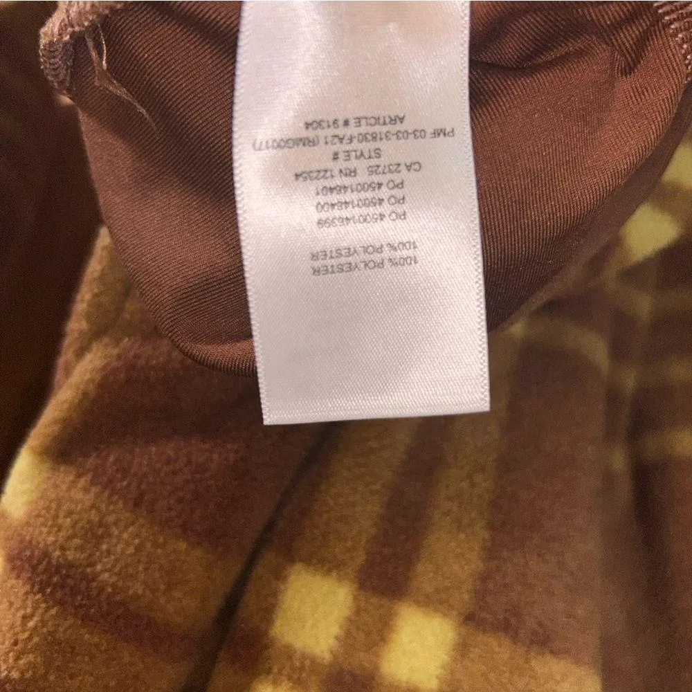 Aritzia TNA 1/4 zip Plaid Pullover Fleece W/Pockets Sz XS-EUC - Image 6