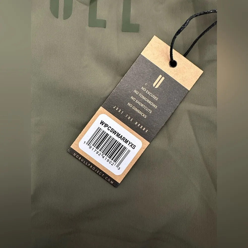 NWT NOBULL Women’s Swim One Piece Swimsuit - XS - Army Green - Image 6