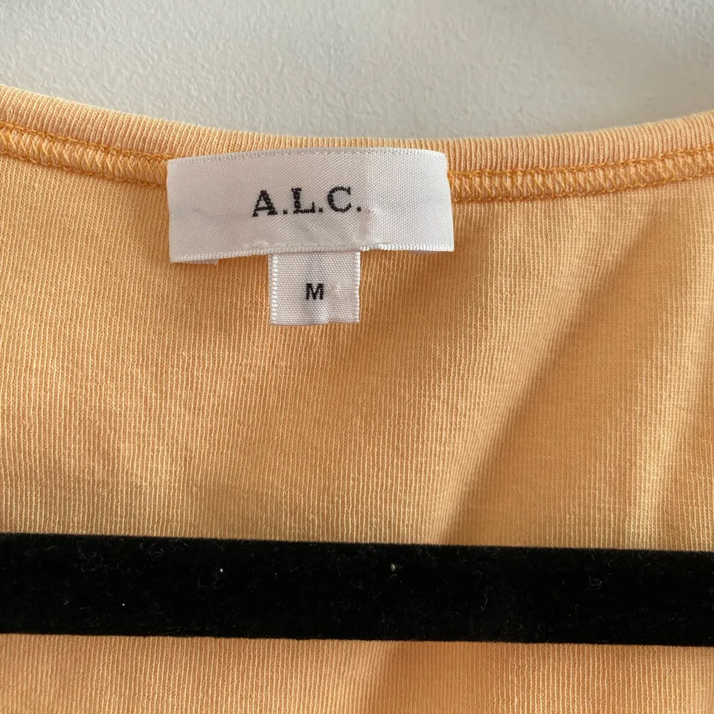 A.L.C. Orange Savanna Scoop Neck Tank Top Size Medium - Image 3