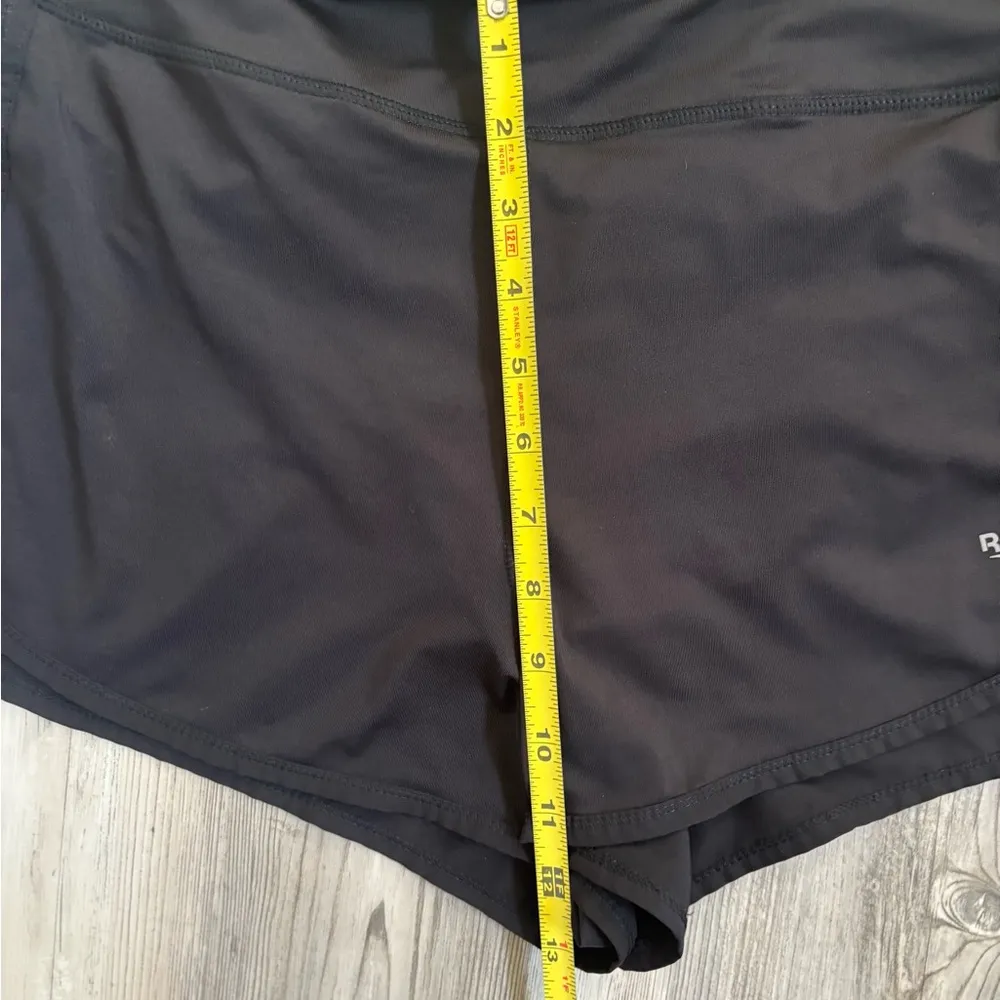 Reebok Black Athletic Shorts Moisture-Wicking Performance - Image 3