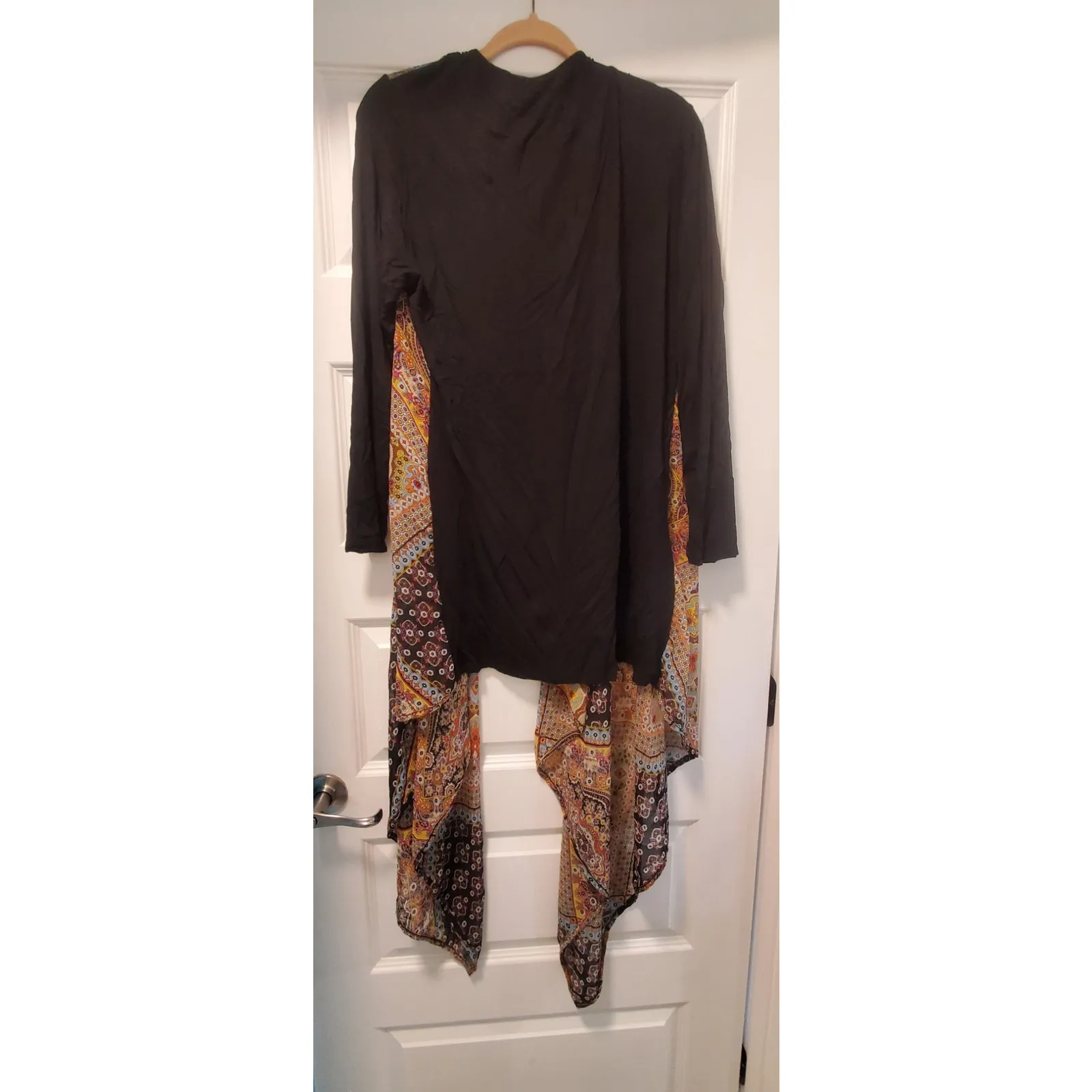 Cha Cha Vente BOHO Cardigan sizeXL.a30 Black Size XL - Image 2