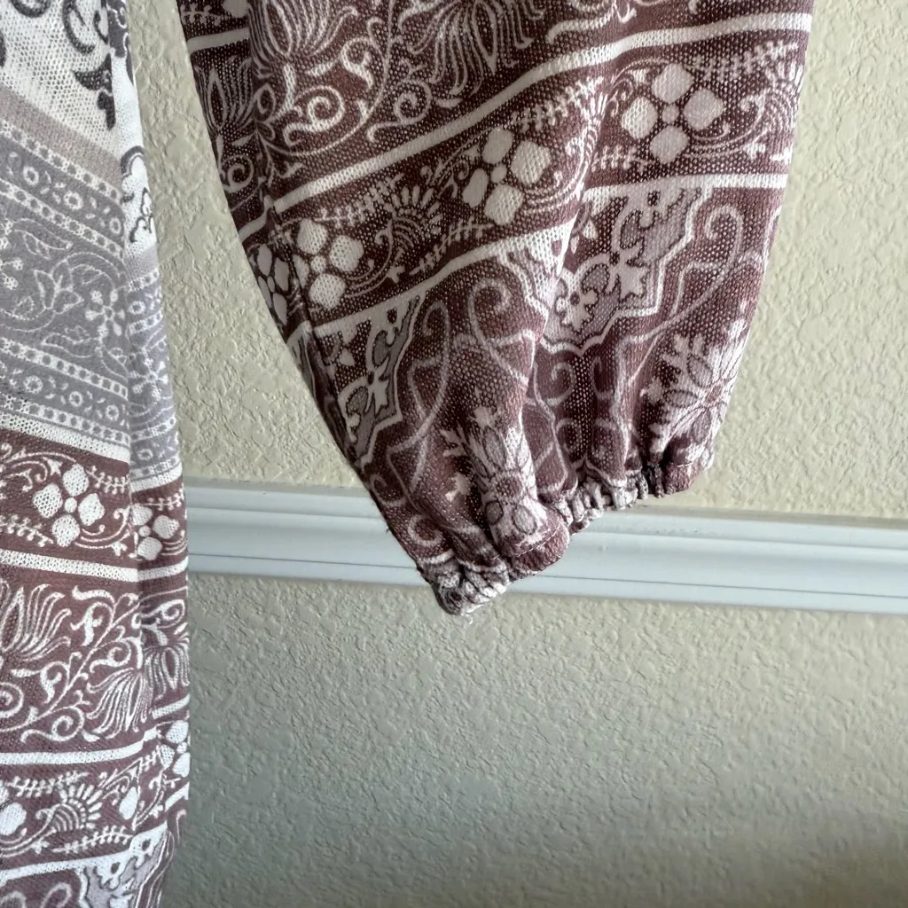 Boho Open Front Suzanne Betro XL Kimono Cardigan Long Sleeve Lightweight Duster - Image 5