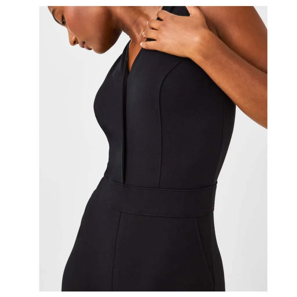 NWT SPANX The Perfect Sleeveless Jumpsuit Black Stretch Small - Image 4