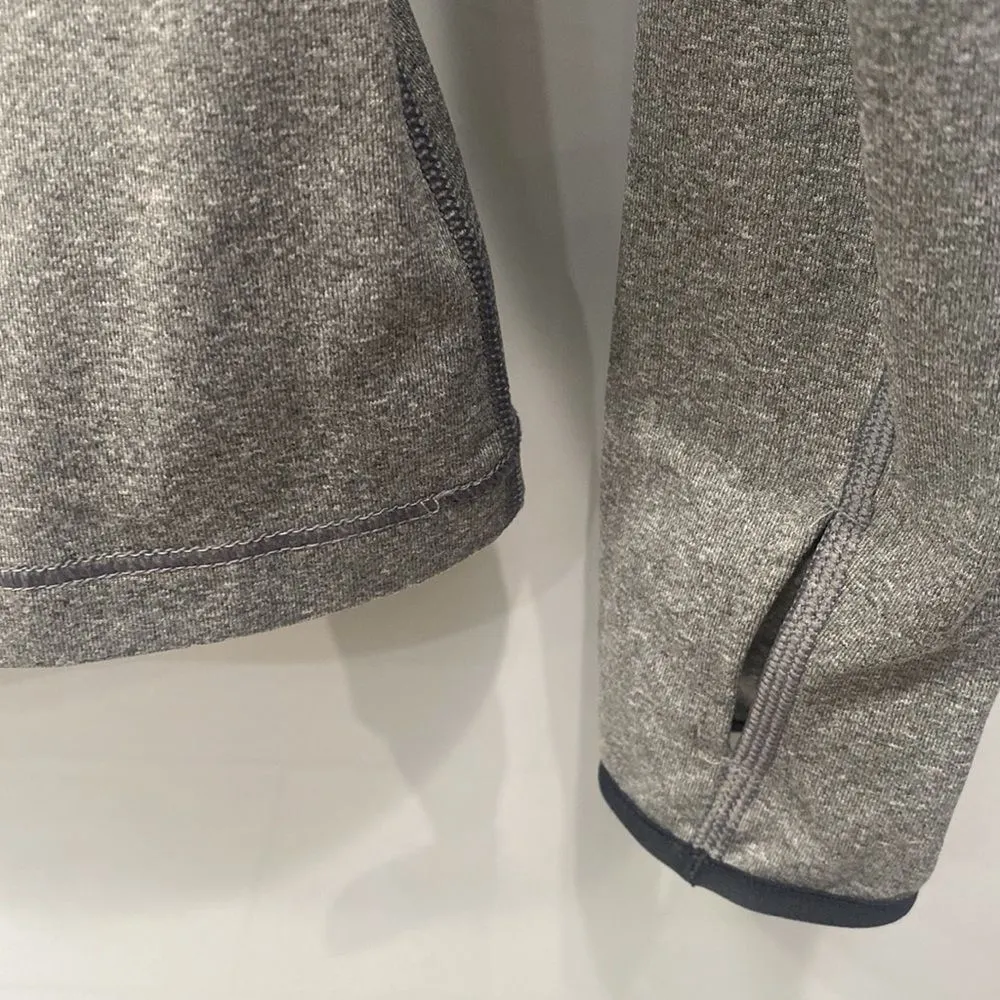 Nike Women's Grey Hoodie Dri-Fit Pro Long Sleeve Workout Sweater Sz Small - Image 4