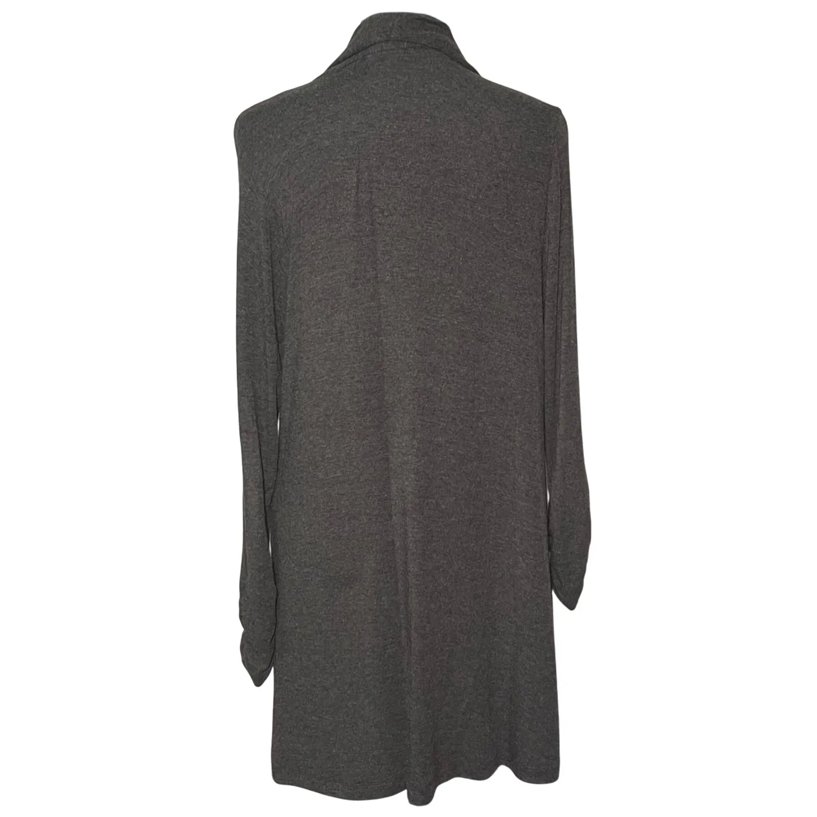 Bobeau‎ Womens Gray Open Front Cardigan Long Sleeve Lightweight Casual S - Image 3