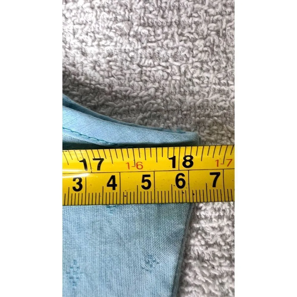 Women’s Simply Noelle Sleveless Button Up Blouse Light Blue Size S/M 8/10 - Image 6