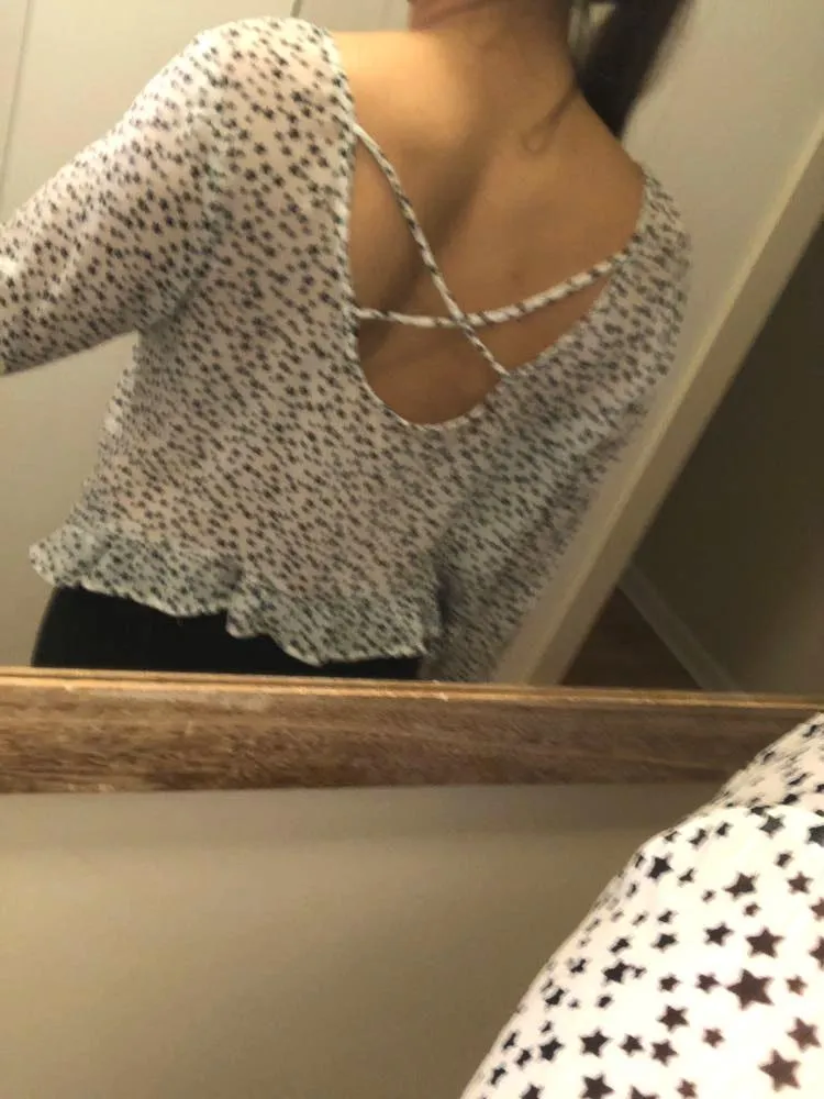 Wild Fable Star Top Ruffle Sleeves - Image 2