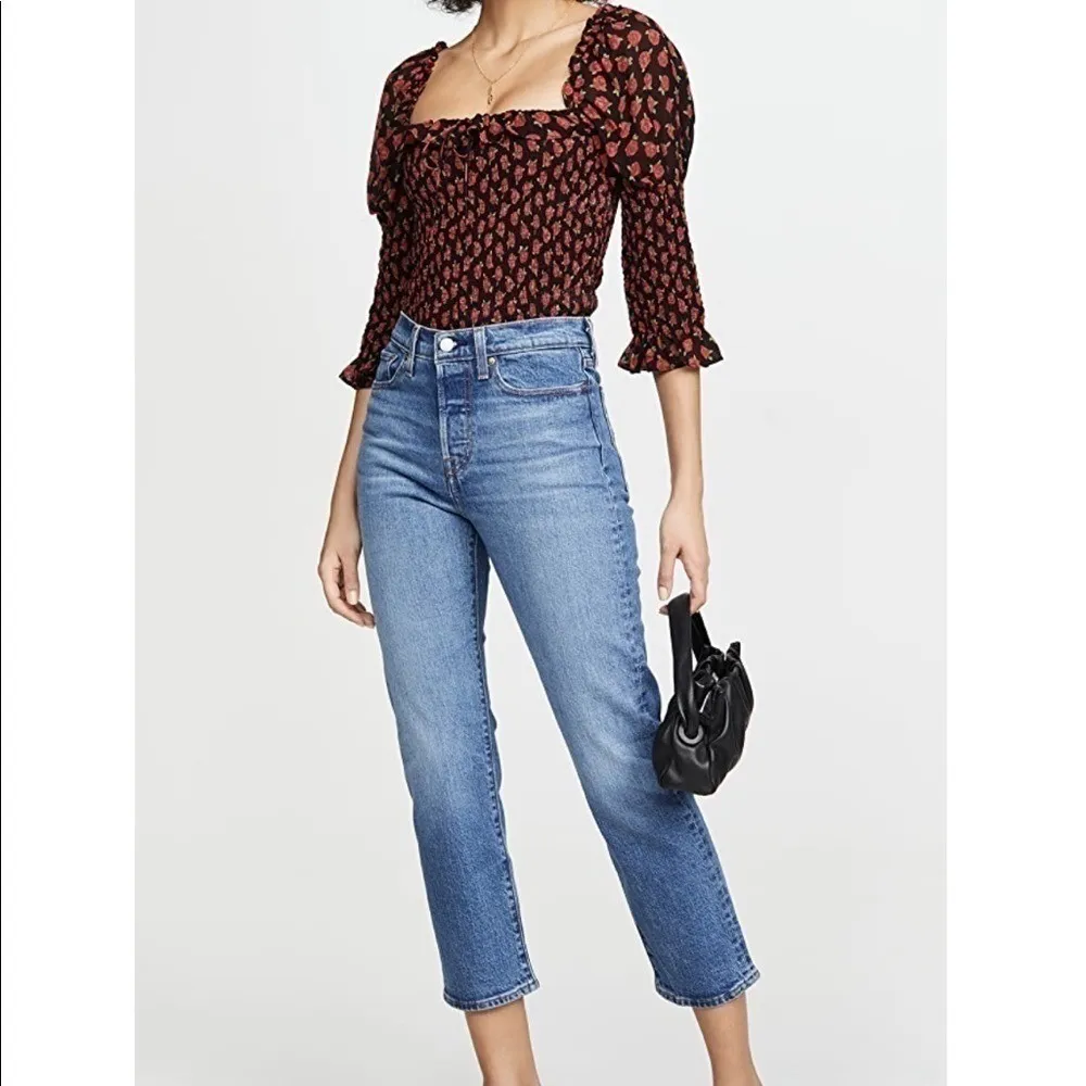 Levi's Wedgie Straight Jeans in Jive Sound Blue Size 26 x 28 - Image 3