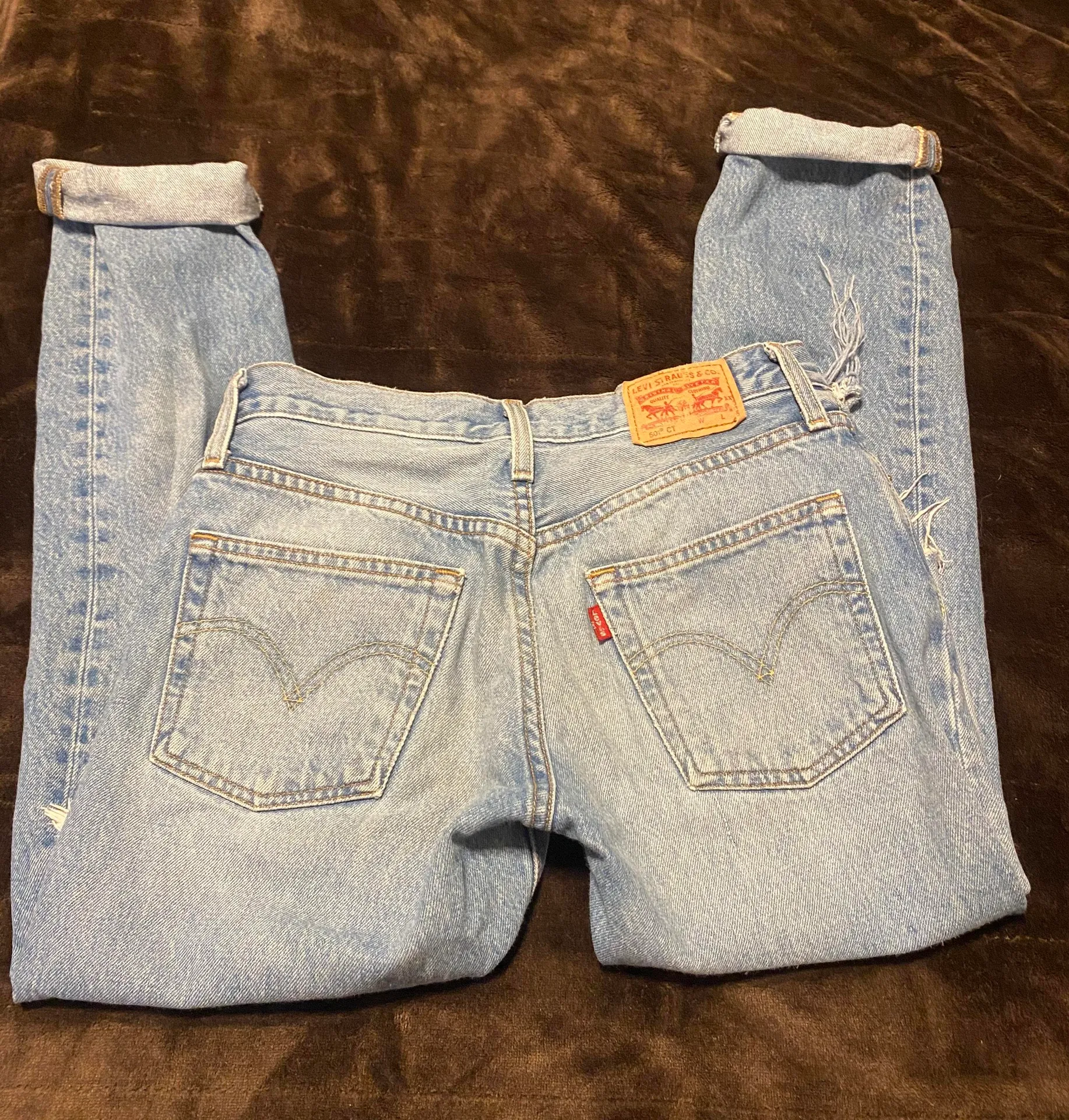 Levi’s 501 Distressed “Mom Jean”style - Image 2