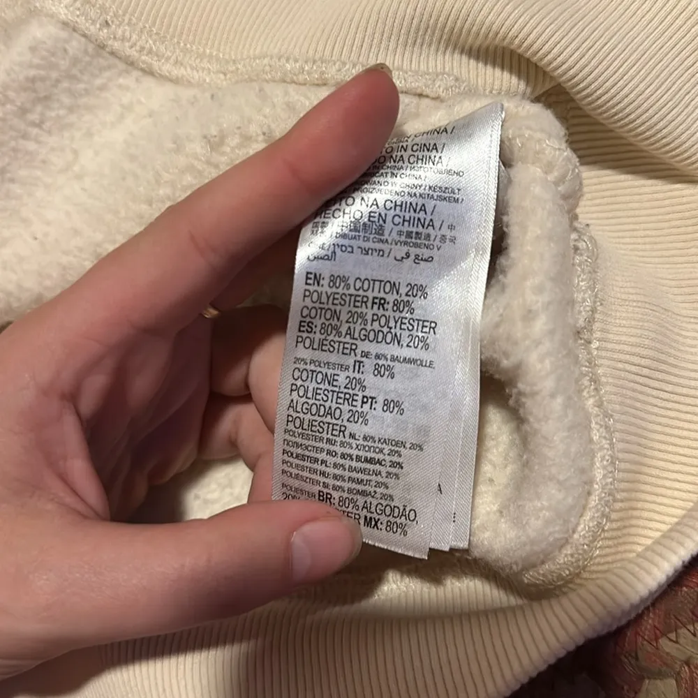 BILLABONG CREAM QUARTER ZIP PULLOVER SWEATSHIRT - Image 4