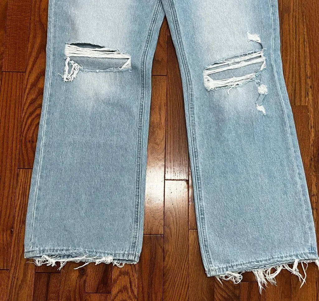 Vervet “Leslie” 90’s Vintage Flare Distressed Jeans - Image 2