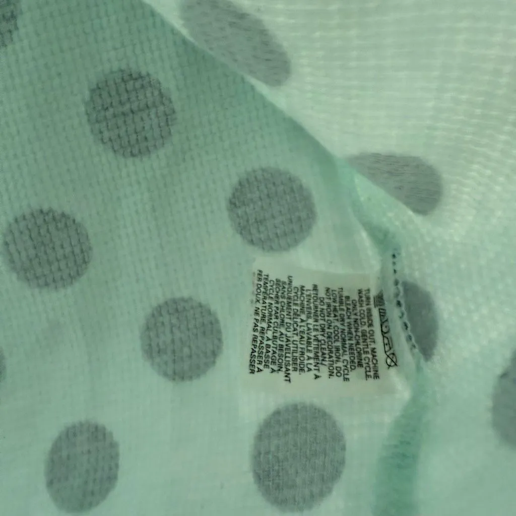 Victoria’s Secret Pink Women’s Small Mint Green Polka Dot Pajama Set - Image 3