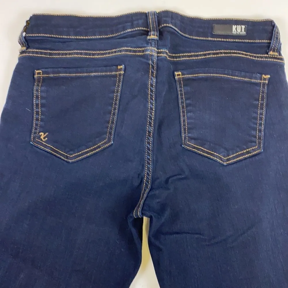 KUT from the Kloth Connie High-Rise Ankle Skinny jeans Dark Wash Size 8 D30 - Image 9