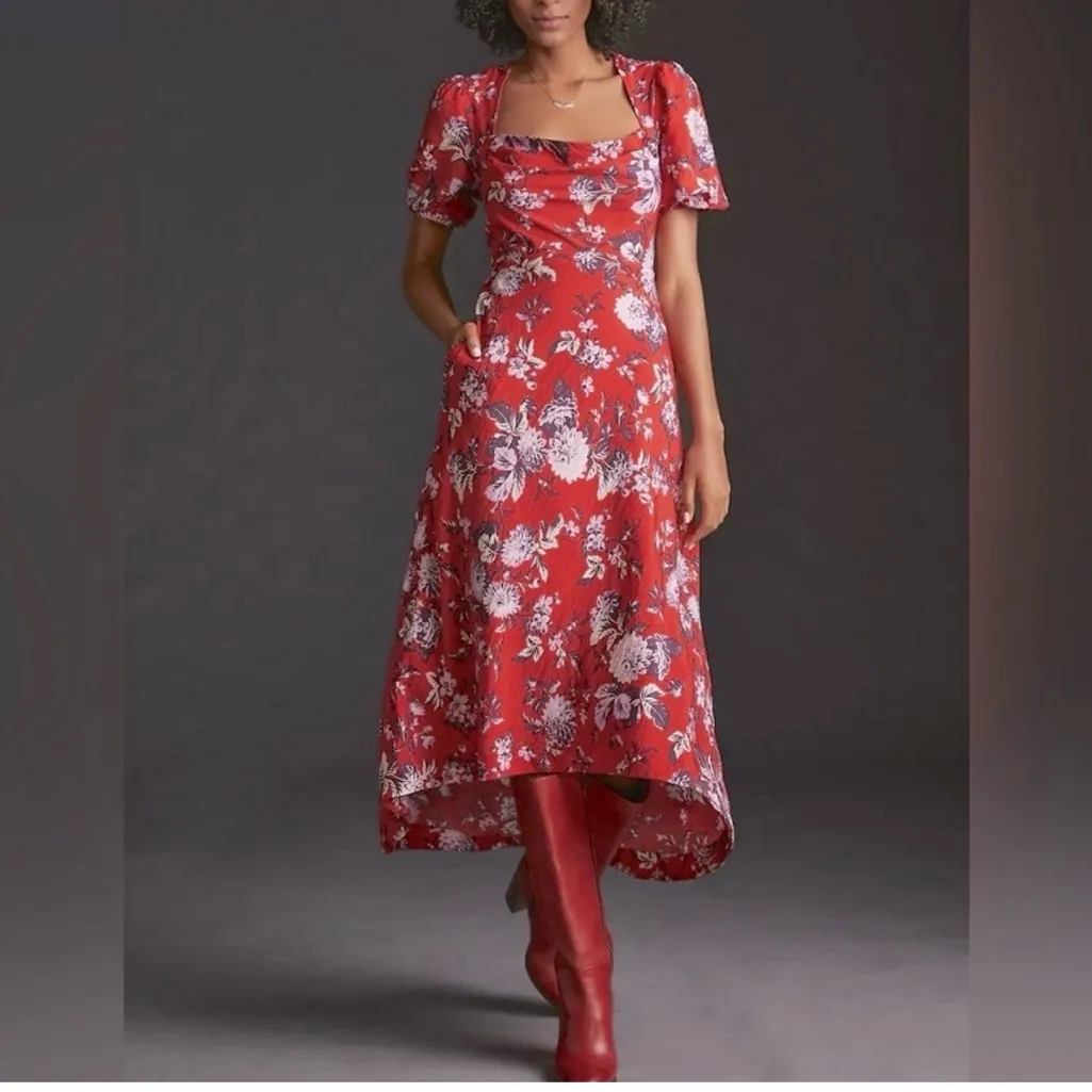 MAEVE by Anthropologie floral midi dress - Image 7