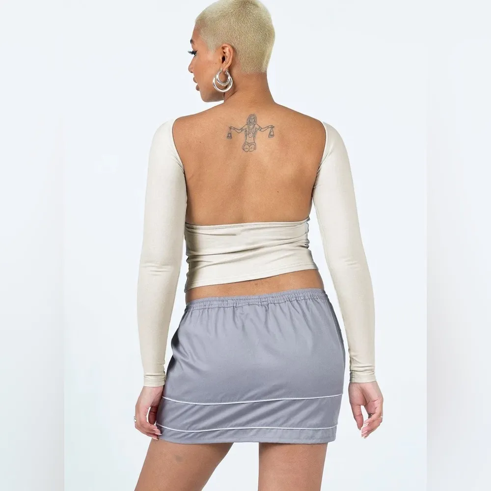 Motel Eichi Skirt Silver - Image 6