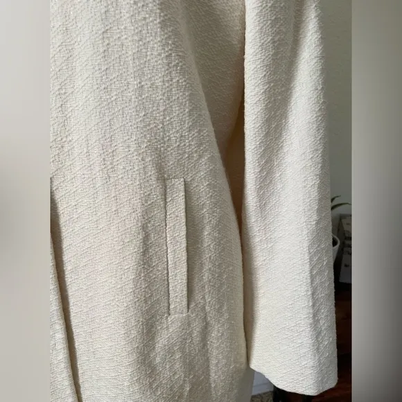 𝅺DES Petits Hauts | Luxury Ecru duster coat. size Large NWT‎ White - Image 4