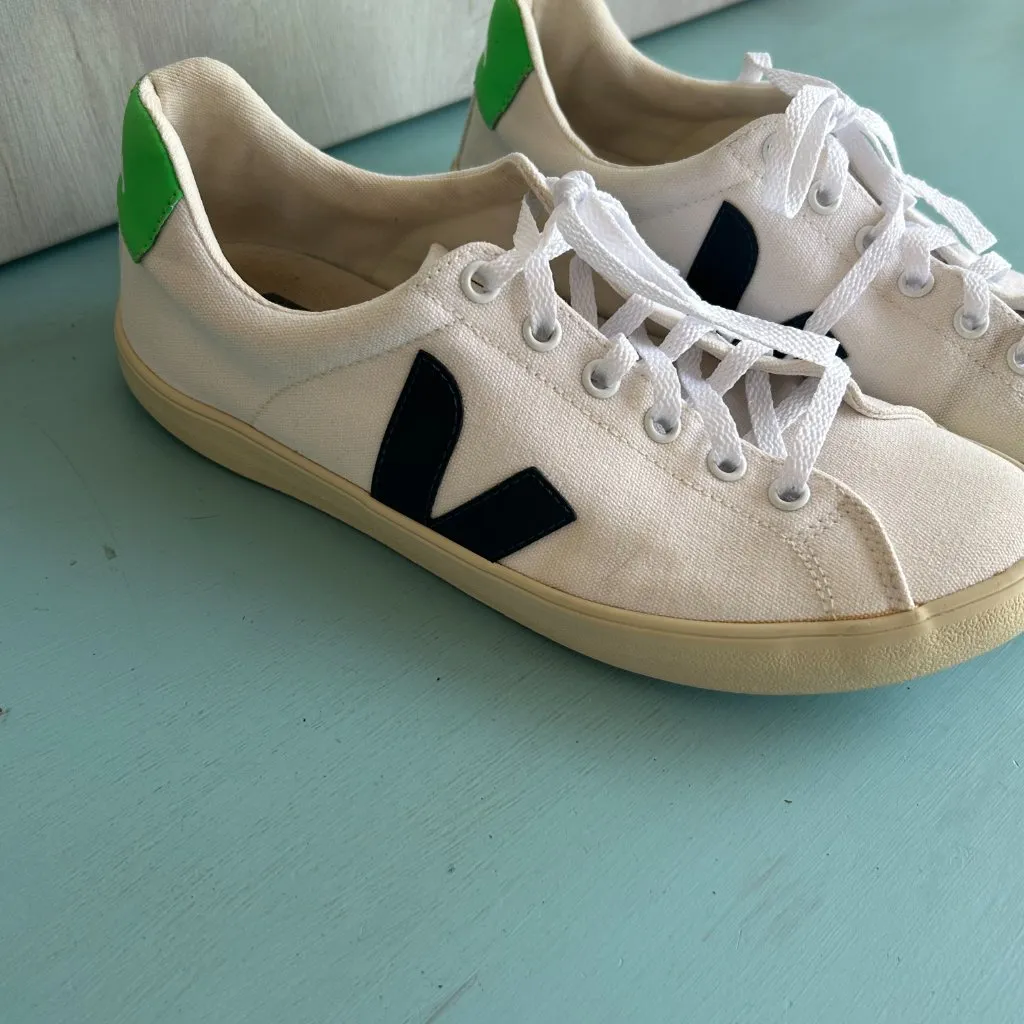 Veja Campo Canvas Sneaker Women's Size 8 Organic Cotton Preppy Streetwear - Image 4