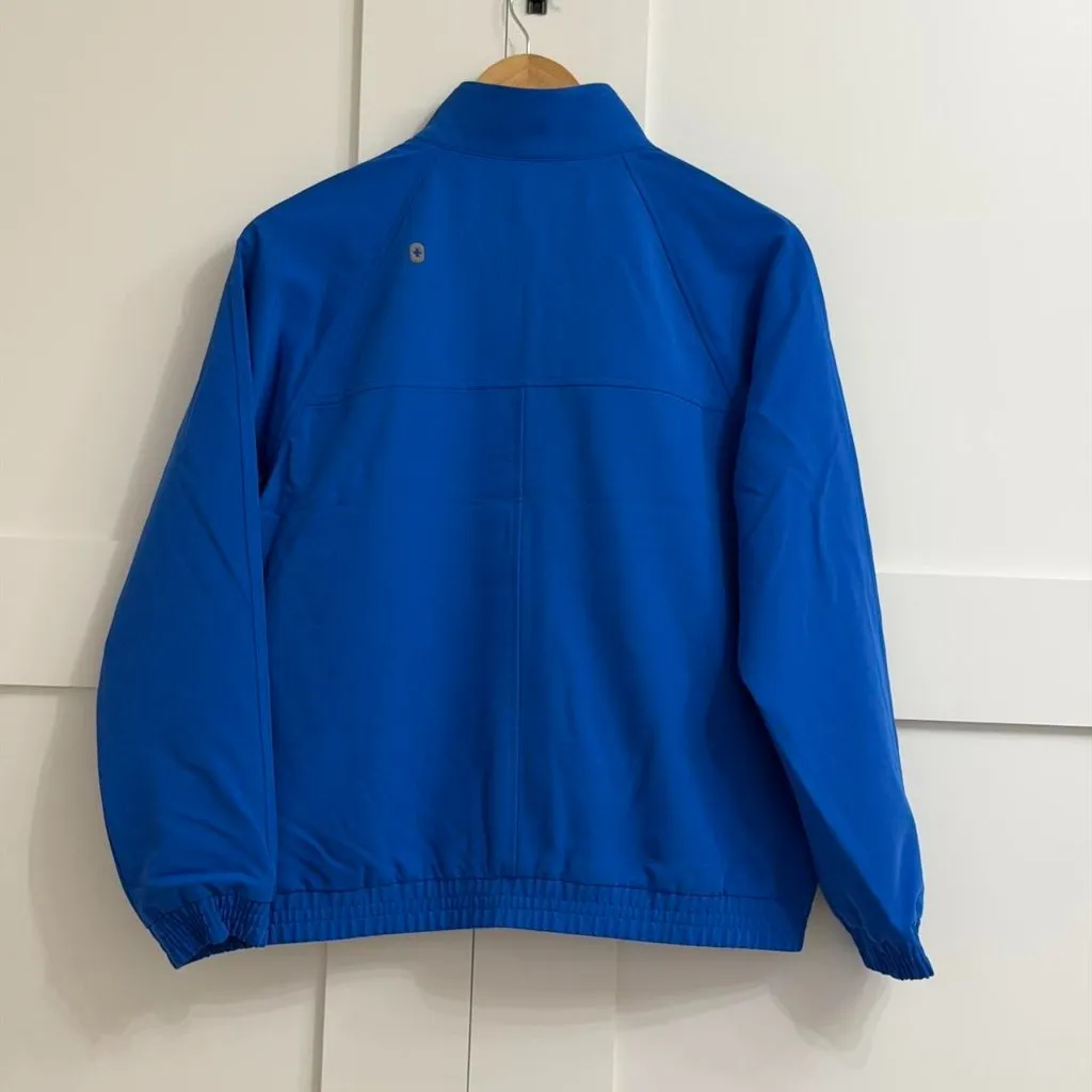 Figs Sydney Scrub Jacket in Royal Blue, Size Small - Image 13