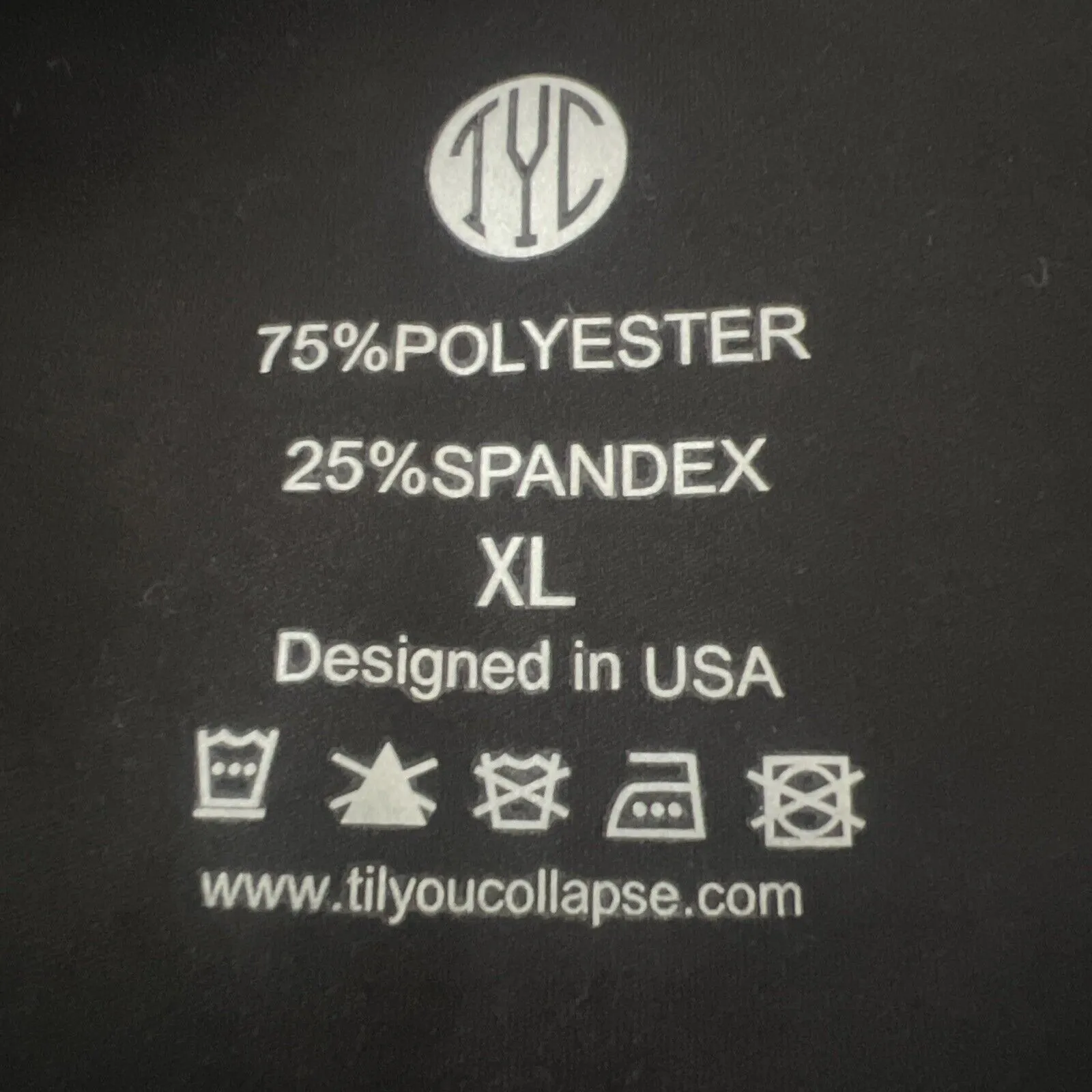 TYC Til‎ You Collapse Pants Womens XL Black Scrunch Crop Leggings Athleisure - Image 5