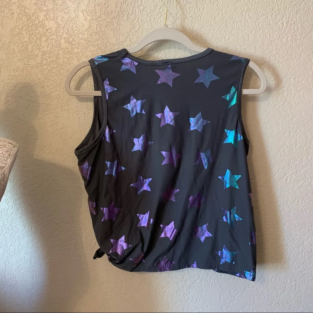 Metallic Star Grey Tank Top - Image 6