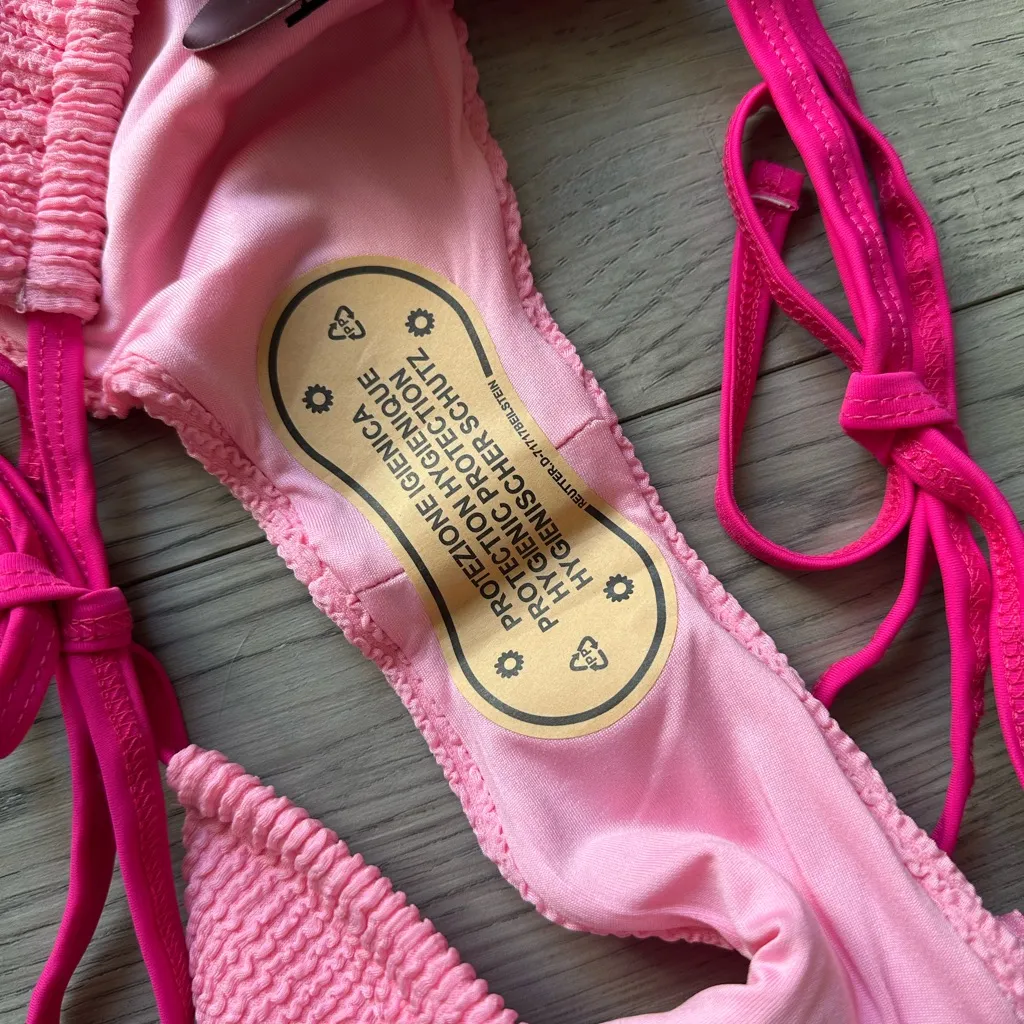 Lulus colorblock bikini bottom Pink Size L - Image 5