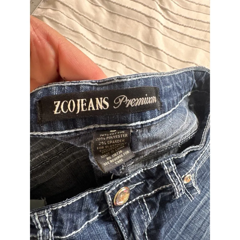 ZCO Jeans Premium Women's Bootcut Jeans Size 9 - 33" Inseam - 2000's Dark Wash - Image 10