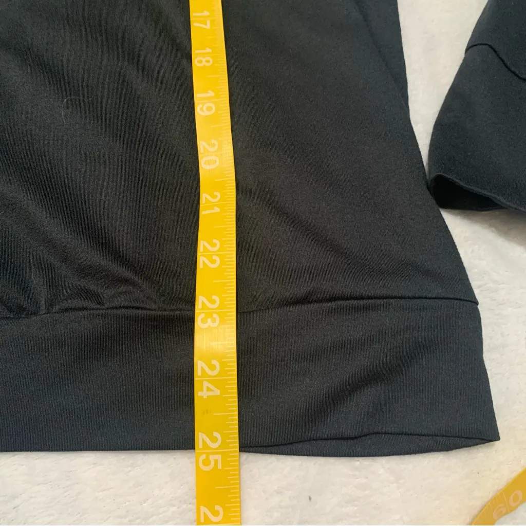 Born Primitive women's large Black Long Sleeve Women's Top split back athletic w - Image 8