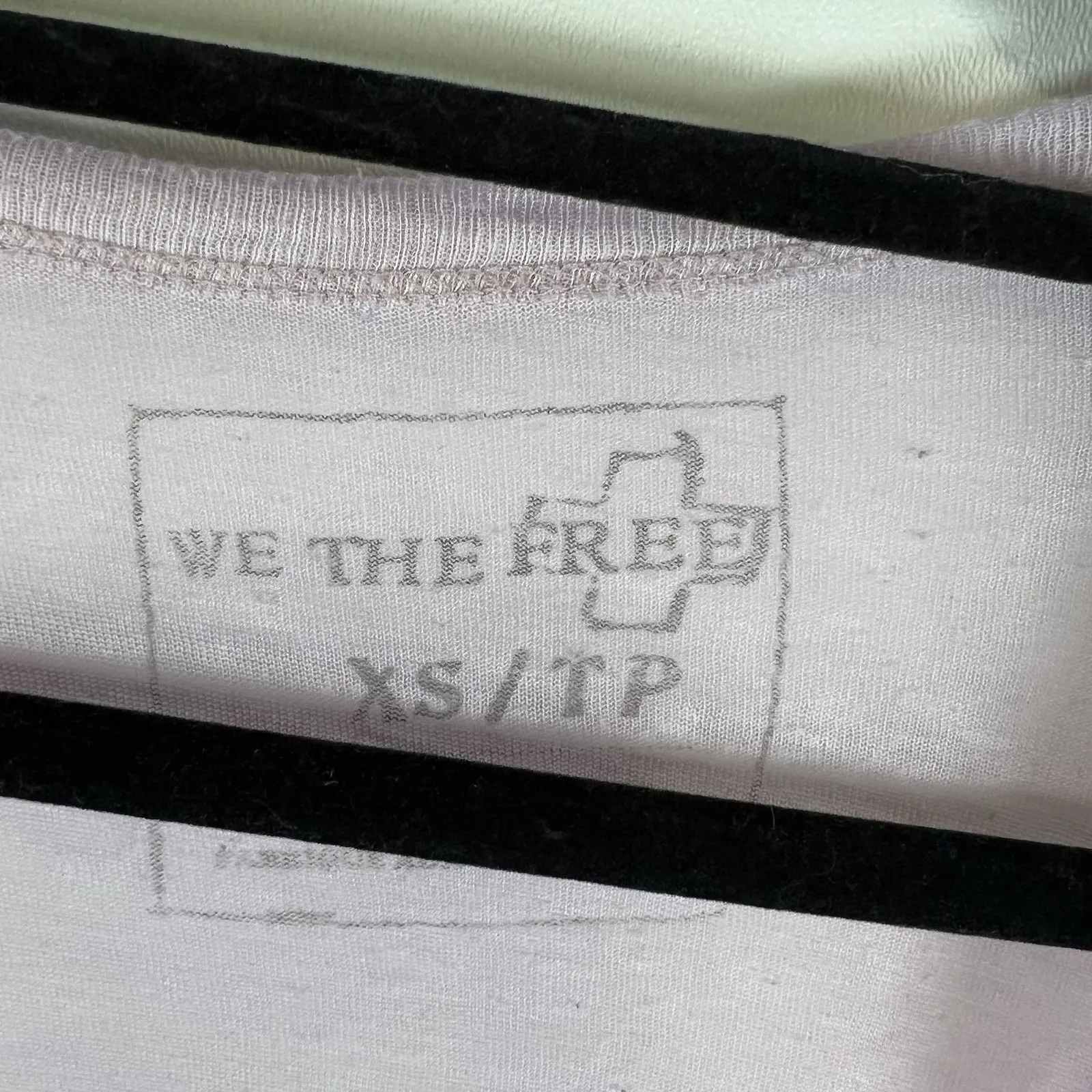 We The Free Burnout‎ T-Shirt Women's Oversized XS V-Neck Boho Lagenlook Slouchy - Image 6