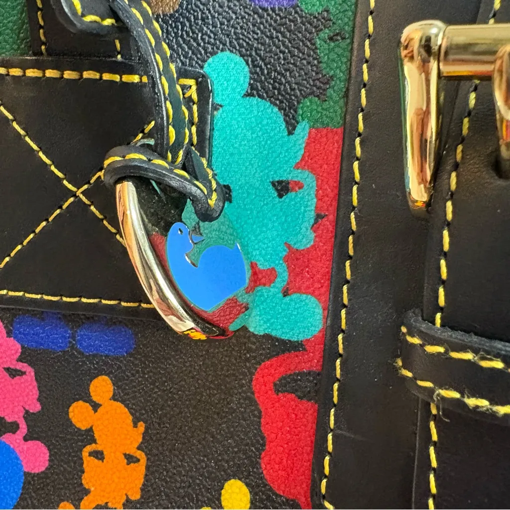 Dooney & Bourke Disney "Wonder Mickey Silhouettes" medium tote bag 2010 - Image 4