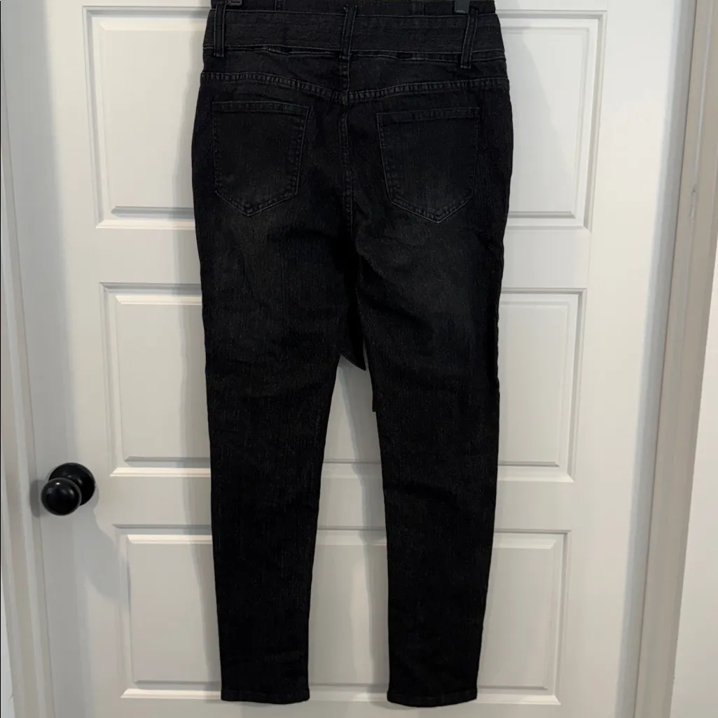 Venus Jeans corset jeans in black 8 - Image 5