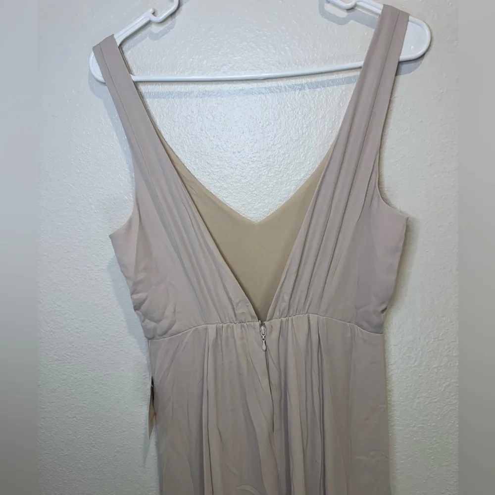 Show Me Your Mumu Jenn Maxi Dress in Cream Show Me the Ring Crisp Size‎ L - Image 8