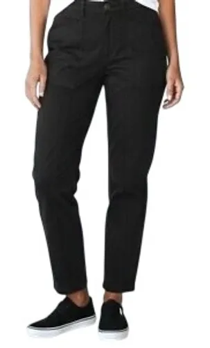 Pact Black Organic Cotton Staight Leg Utility Pants Womens Size Medium - Image 1