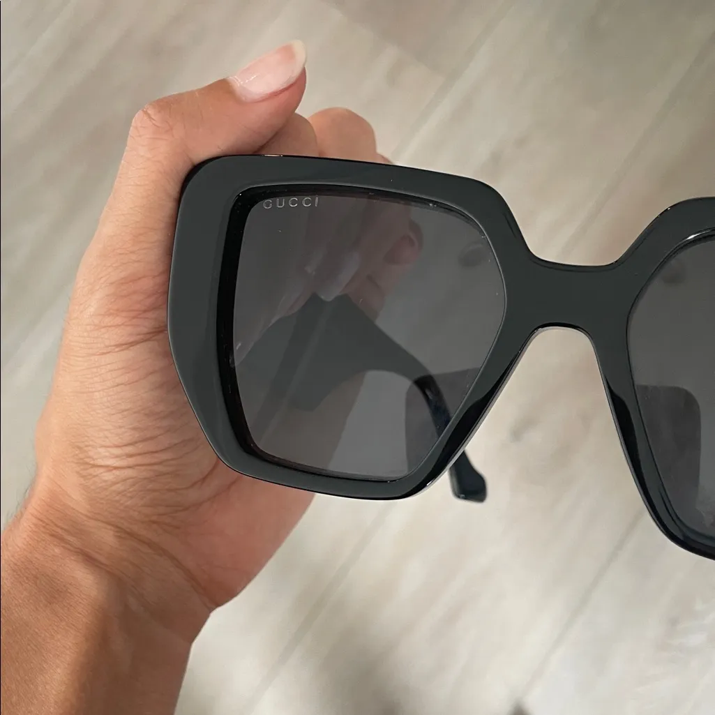 Gucci  Geometric Oversized Square Sunglasses, 54mm - Image 11