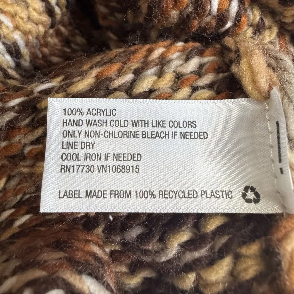 Universal Threads Universal Thread Crochet Open Shawl Sweater One Size Dolman Sleeve Missoni Style - Image 5