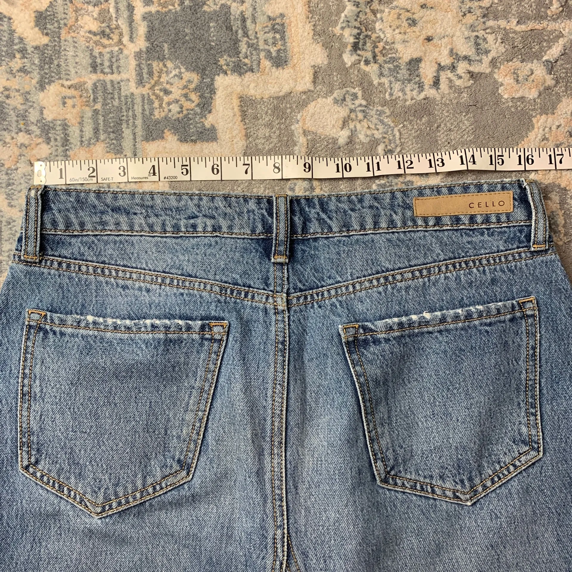 Cello Blue Denim Skirt Size M - Image 2